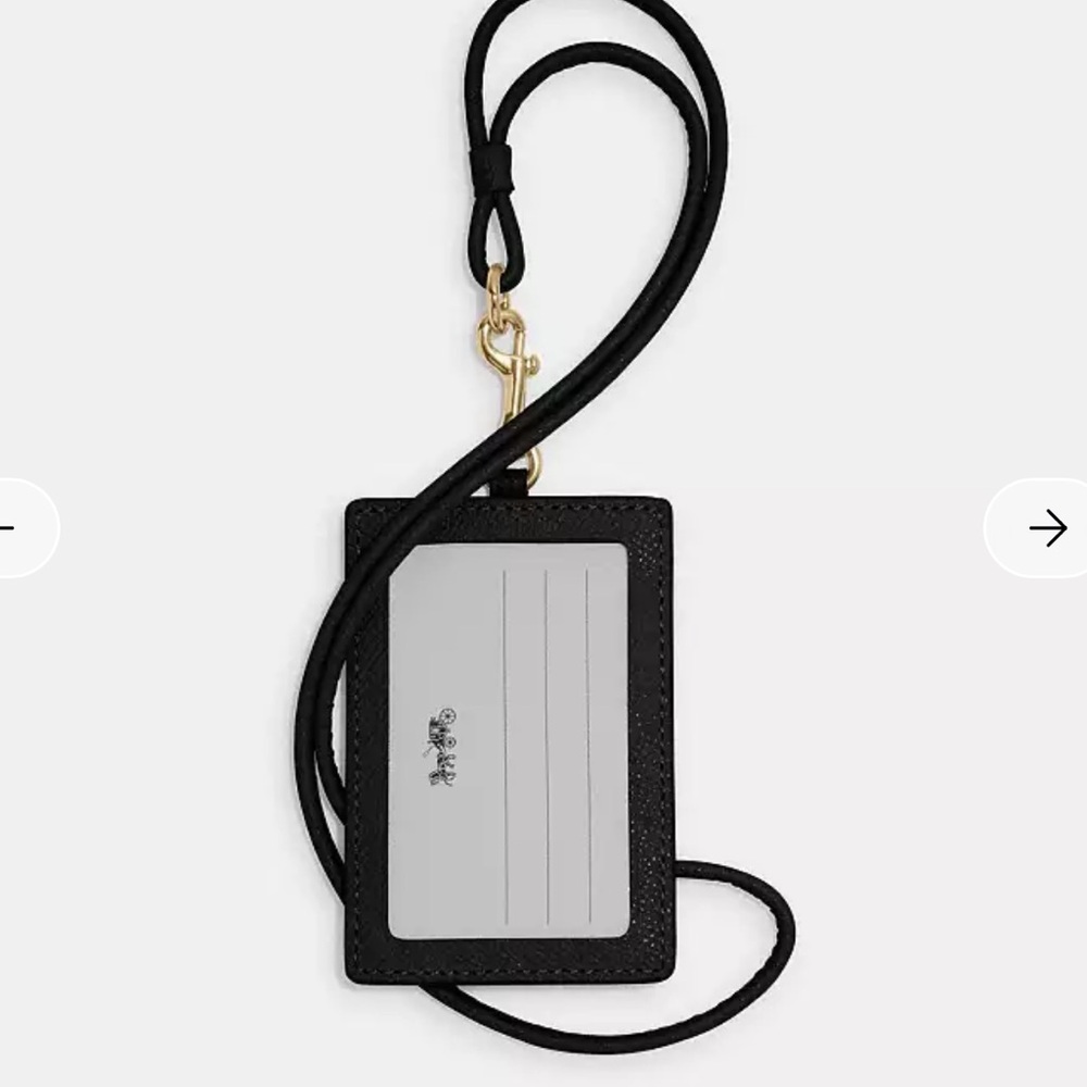 COACH Id Lanyard In Signature Canvas - Picture 2 of 2
